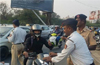 Traffic police unable to serve traffic notices